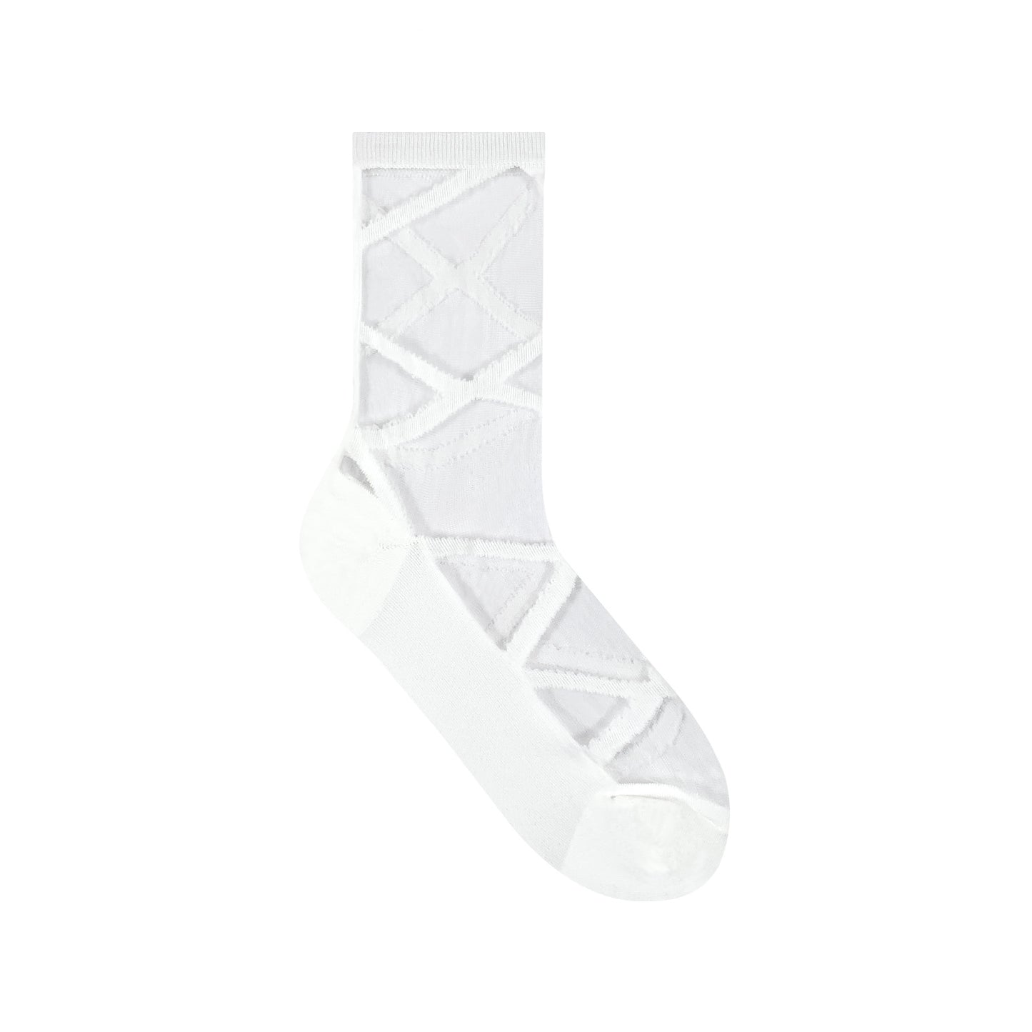 Women's Crew Sheer Ballerina  See-Through Socks