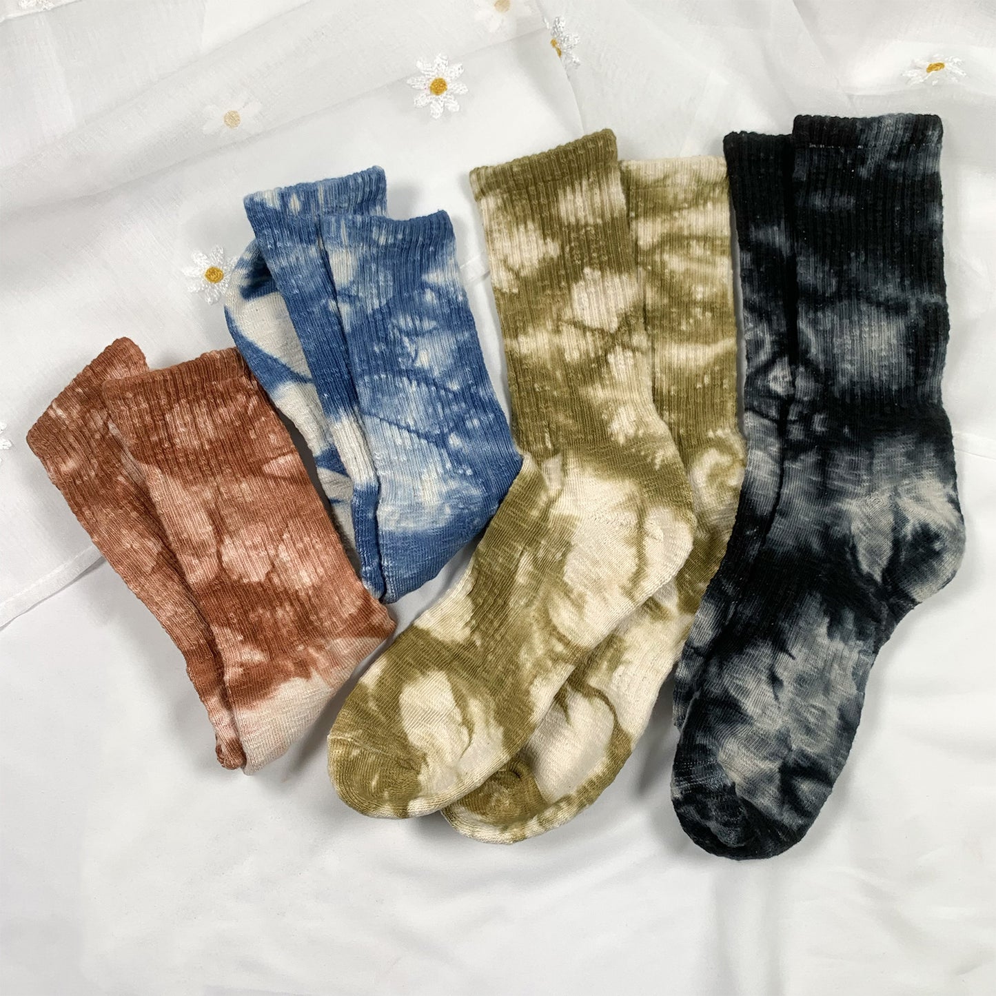 Men's Crew Tie-Dye Sports Socks