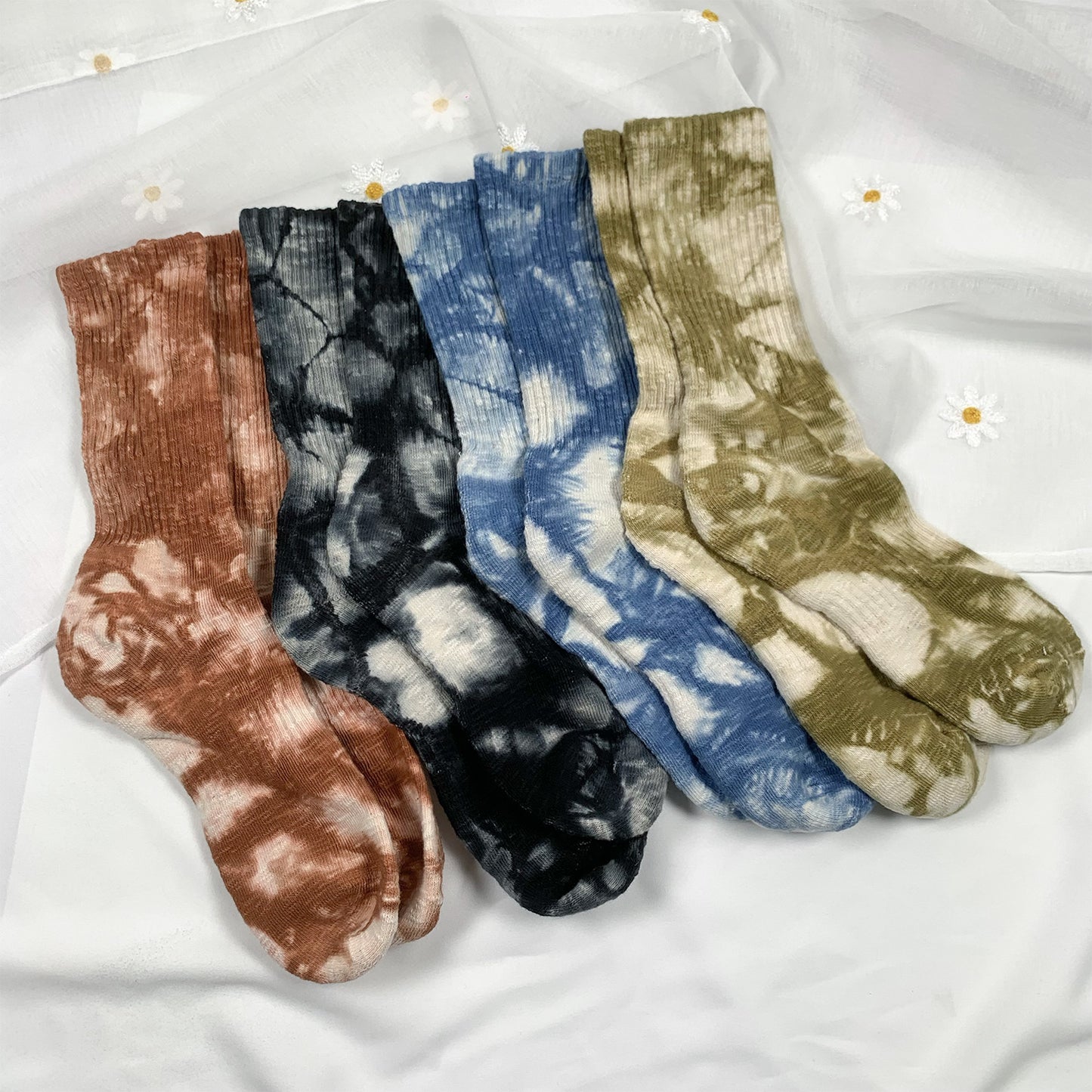 Men's Crew Tie-Dye Sports Socks