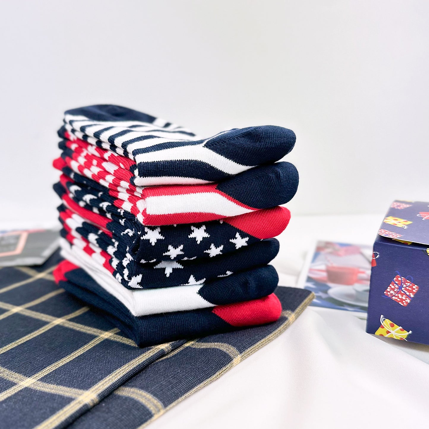 Women's Crew American Flag Socks