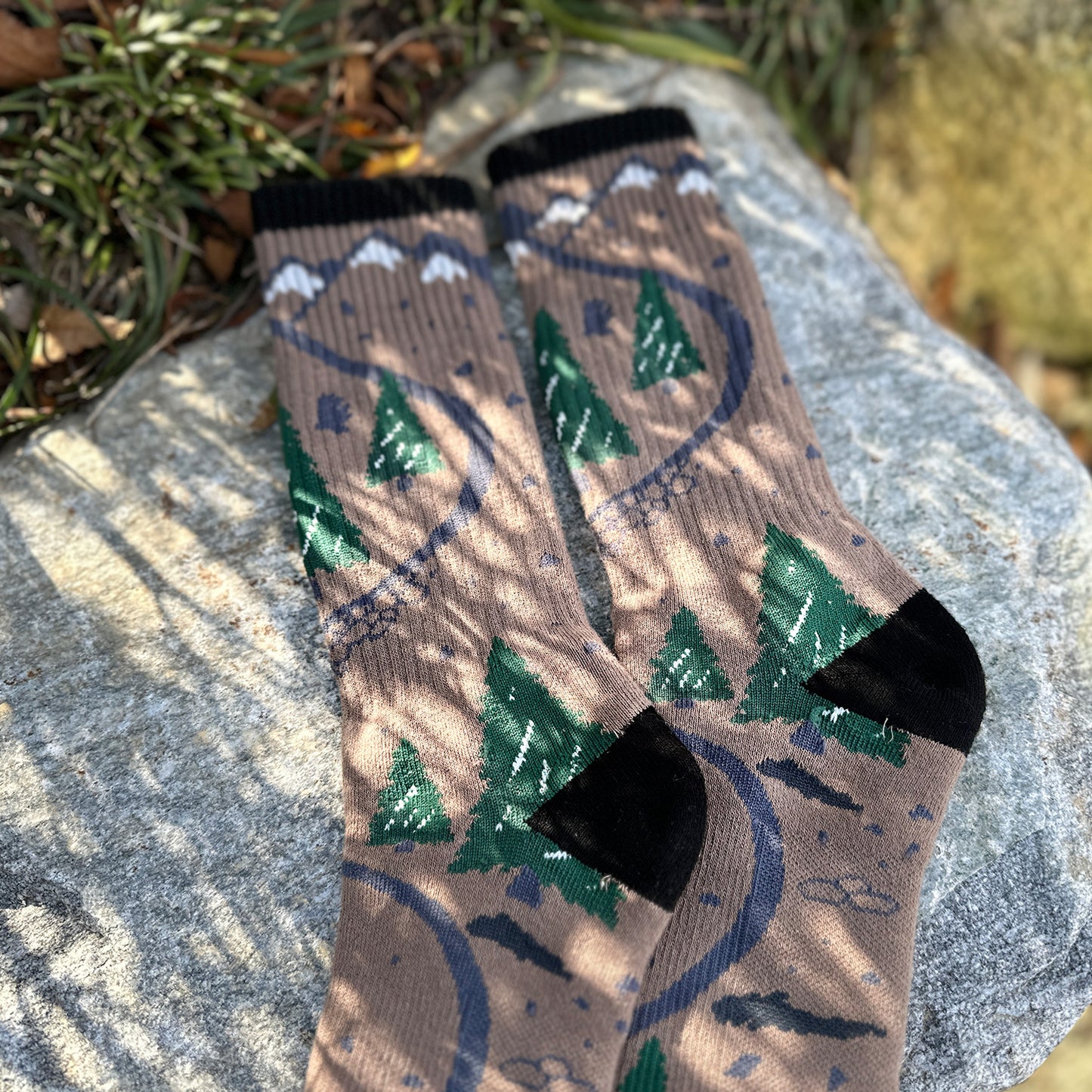 Men's Crew Cushioned Hiking  Cotton Socks