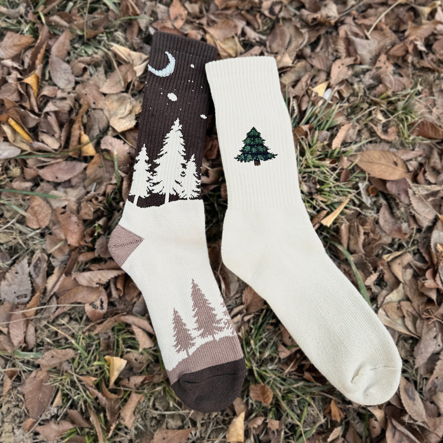 Women's Crew Cushioned Hiking  Cotton Socks