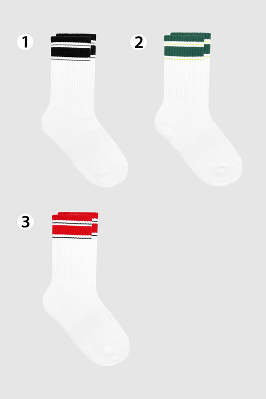 Men's Crew Stripes Sport Daily Style-1