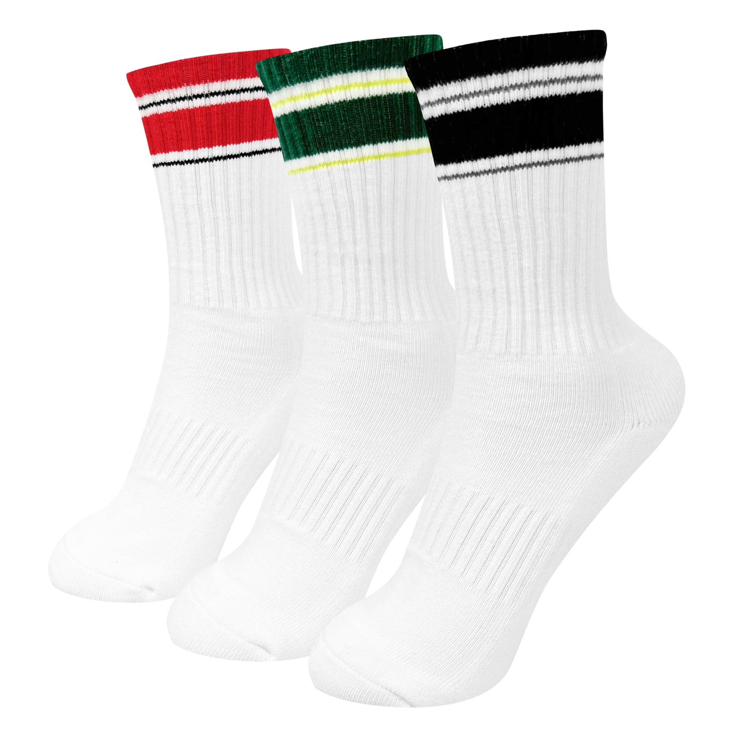 Men's Crew Stripes Sport Daily Style-1