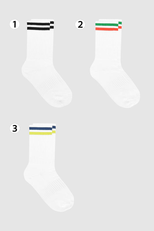 Men's Crew Stripes Sport Daily Style-2