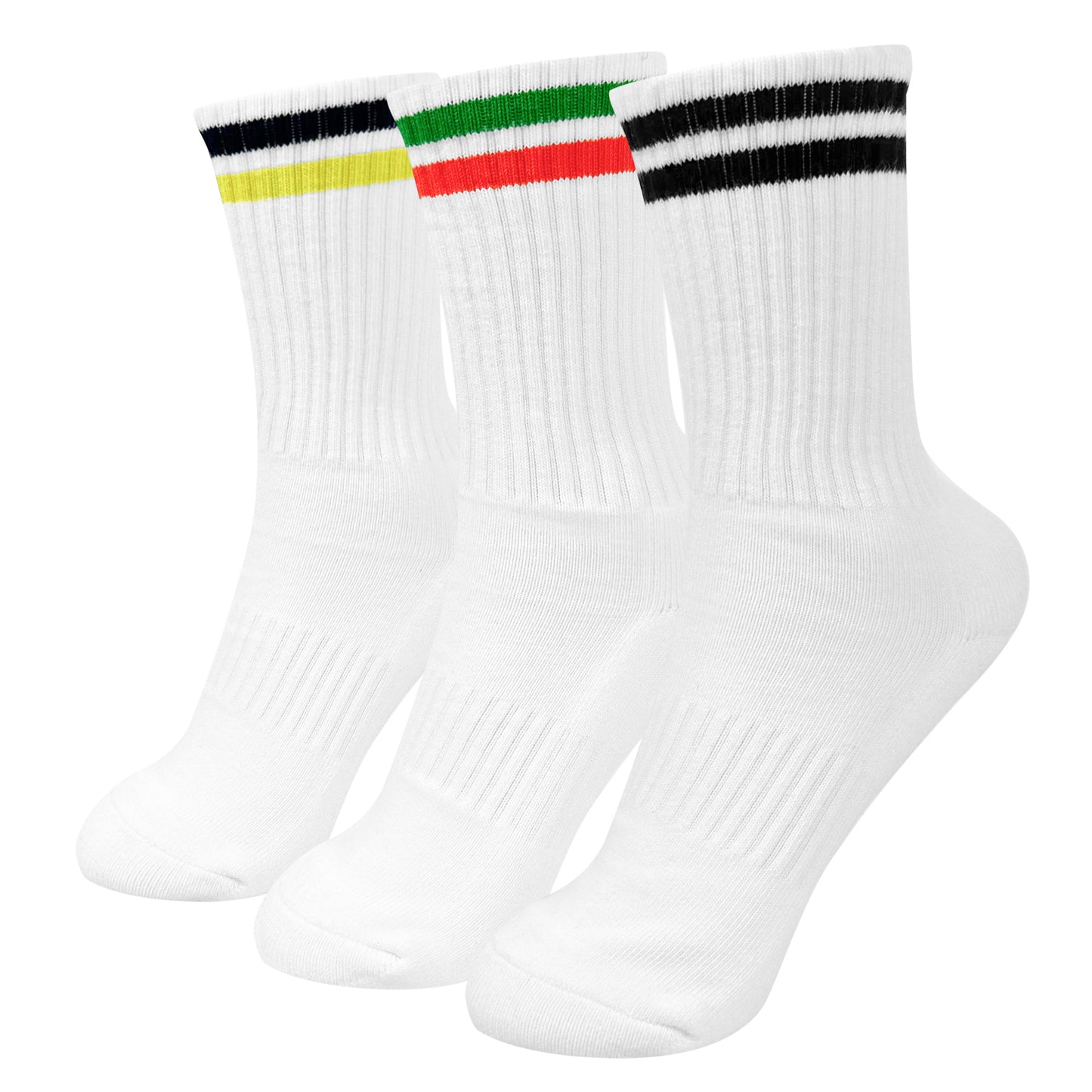 Men's Crew Stripes Sport Daily Style-2