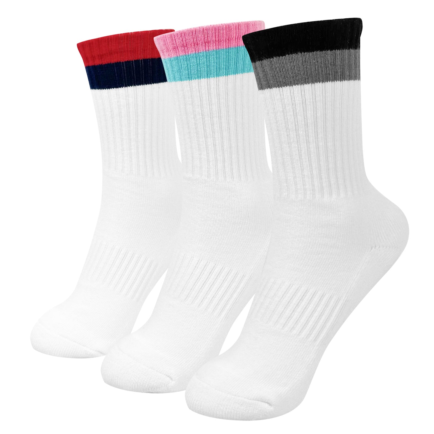 Men's Crew Stripes Sport Daily Style-4