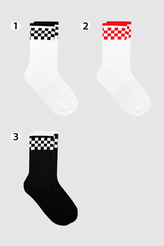 Women's Crew Tennis Court Performance Style 5 Socks