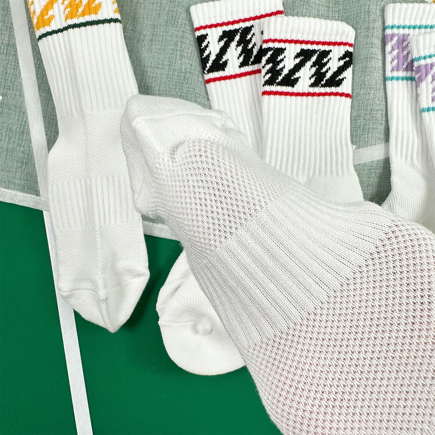 Women's Crew Tennis Court Performance Style 6 Socks