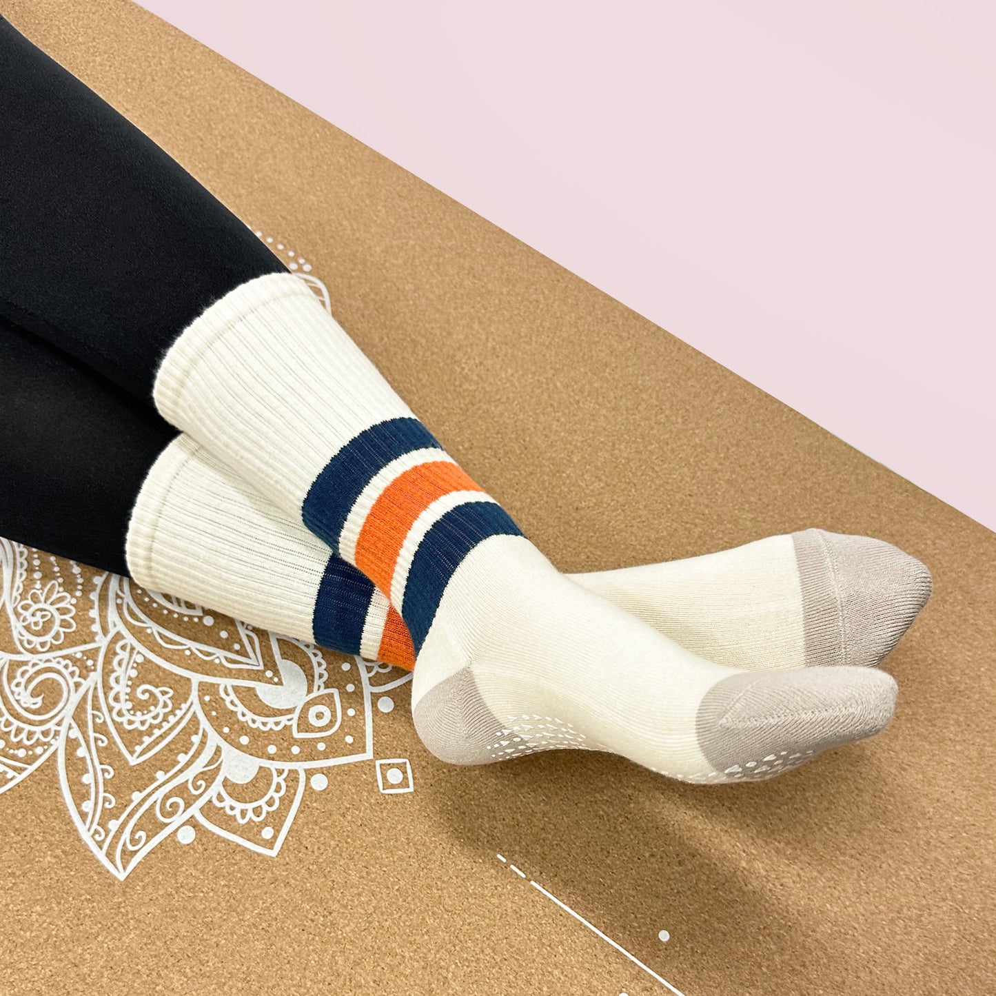 Women's Crew Yoga Pilates Socks Style 4 Socks