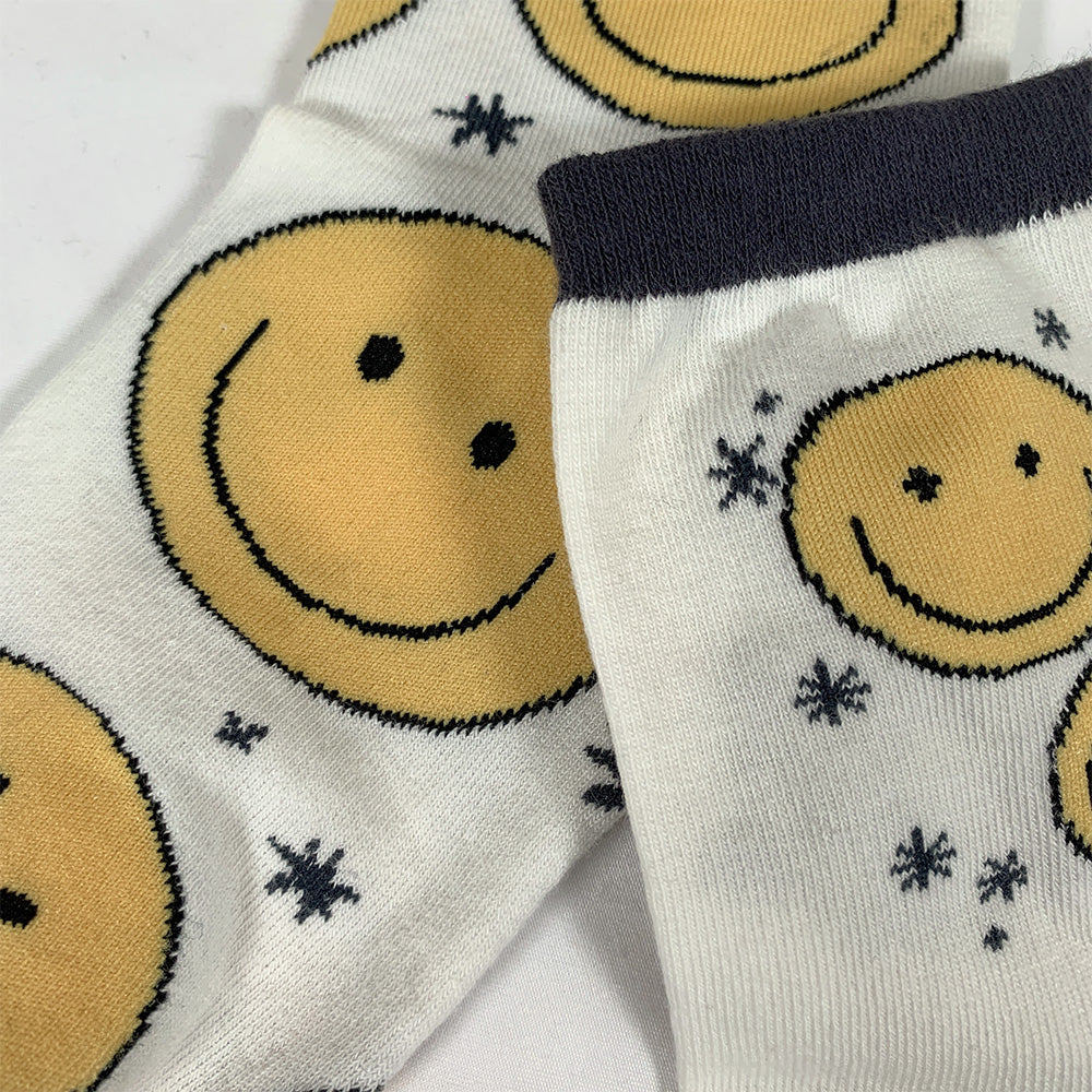 Women's Crew Sparkling Smile Mismatched AB Socks