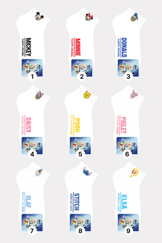 Disney Licensed Character Ankle Socks