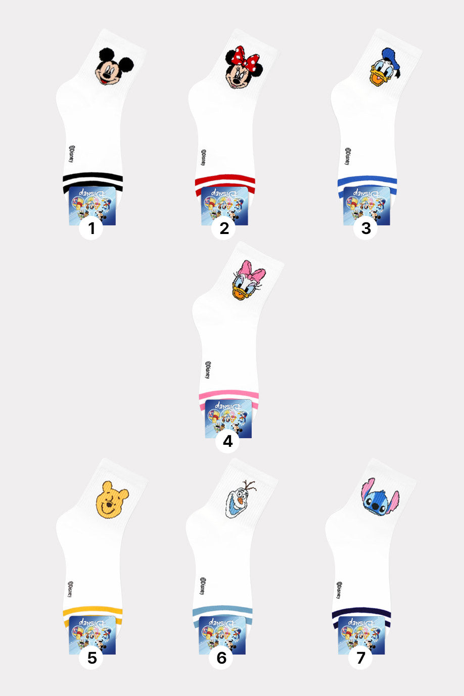 Disney Licensed Character Crew Socks