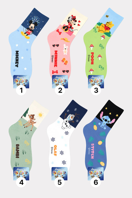 Disney Licensed Character Crew Socks