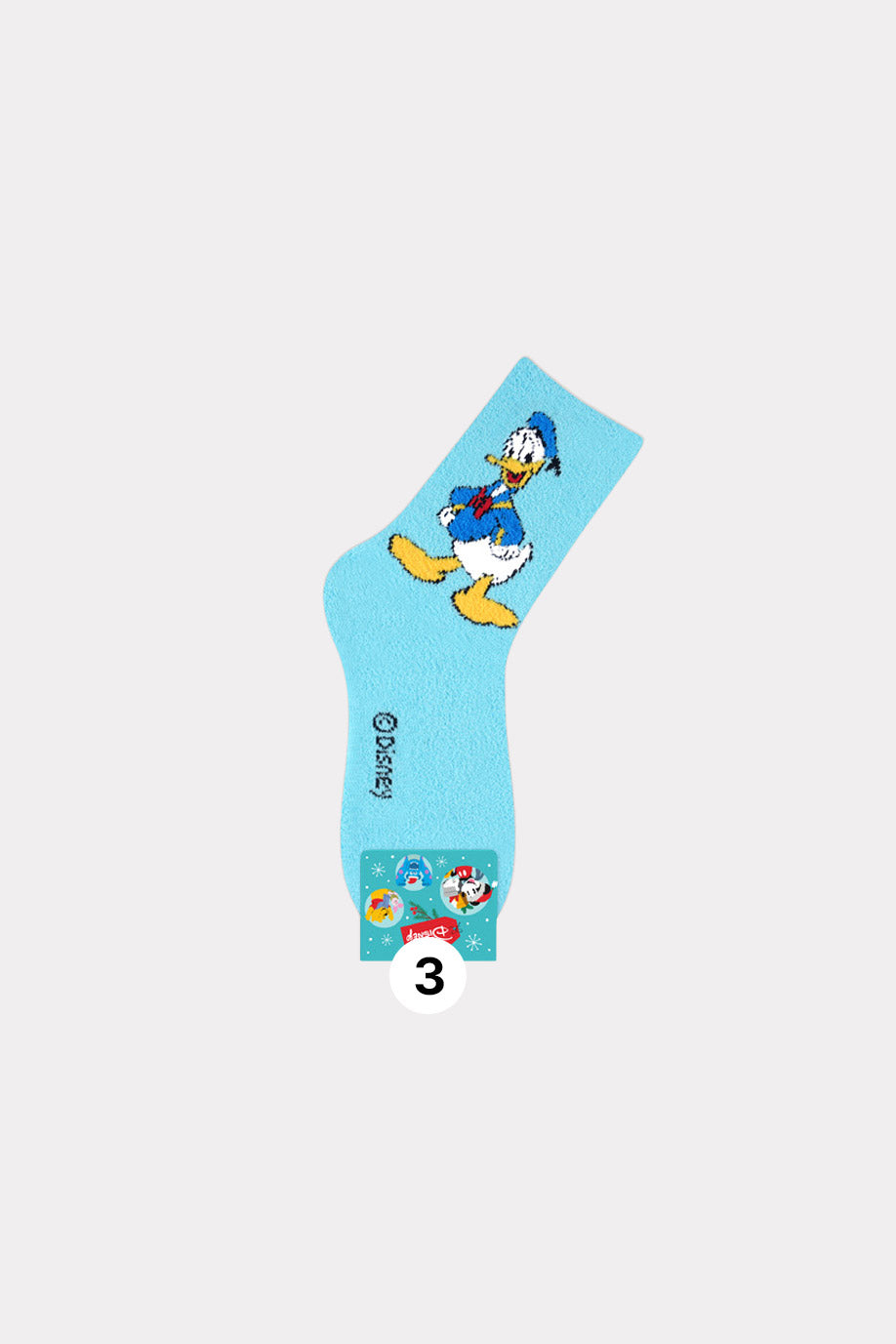 Disney Licensed Character Fuzzy Crew Socks