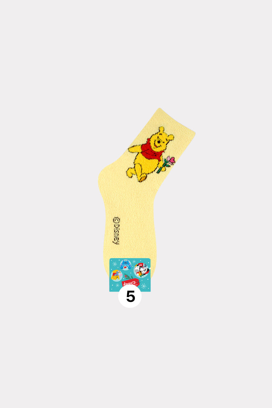 Disney Licensed Character Fuzzy Crew Socks
