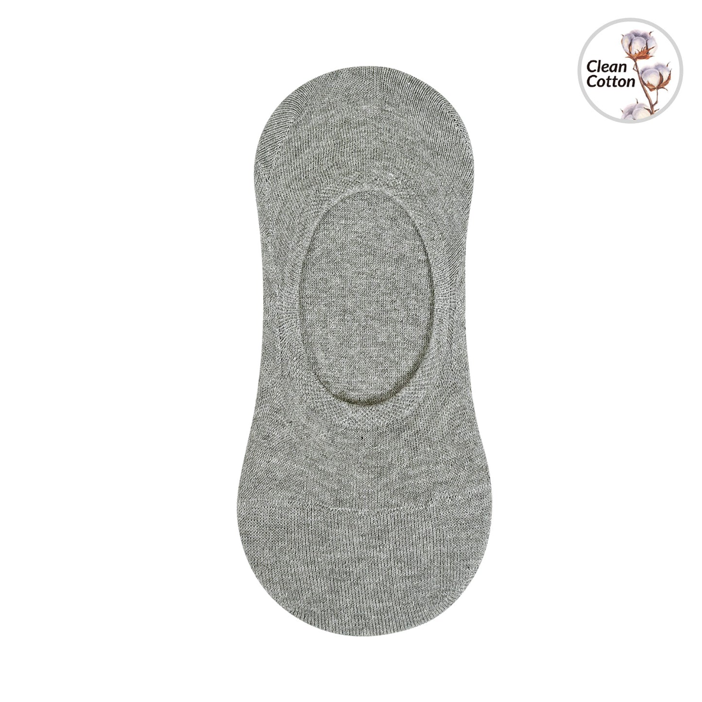 Men's No Show Non Slip Odor-Free Fragrant Seamless Cotton Socks
