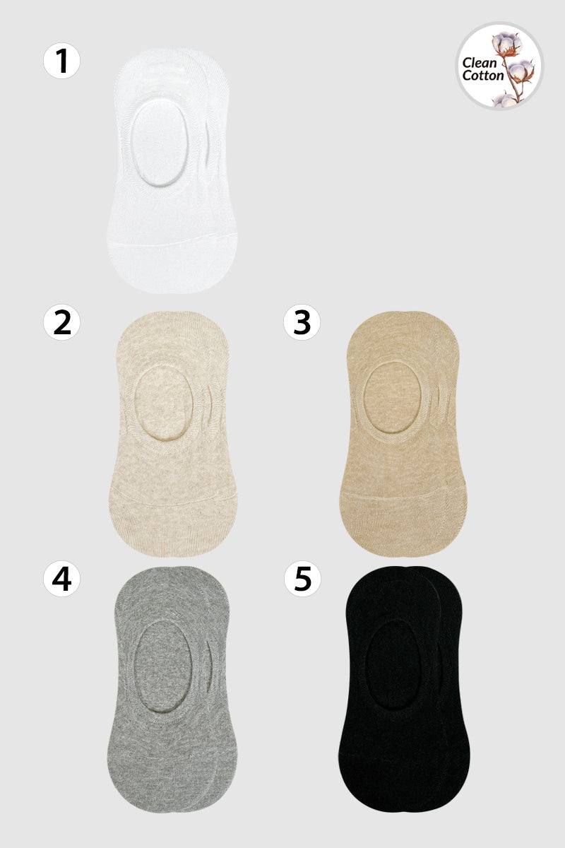 Men's No Show Non Slip Odor-Free Fragrant Seamless Cotton Socks