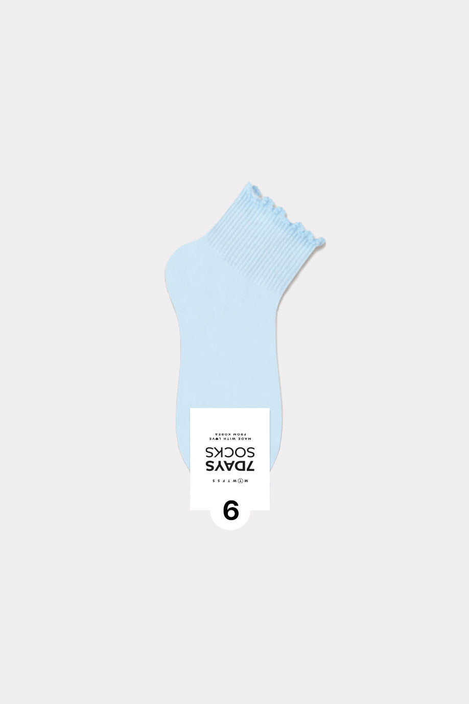 Women's Lace Band  Middle Ankle Socks - Made in Korea
