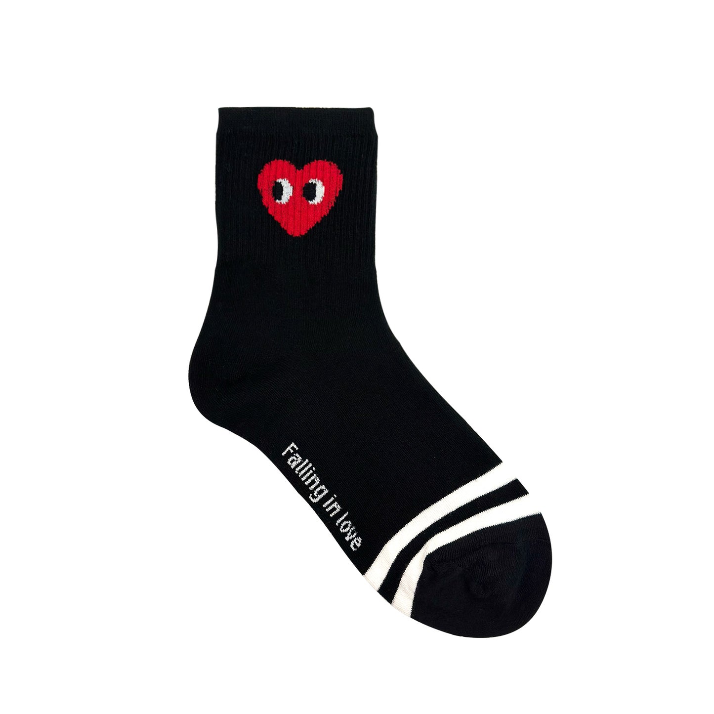 Women's Crew Falling In Love Socks