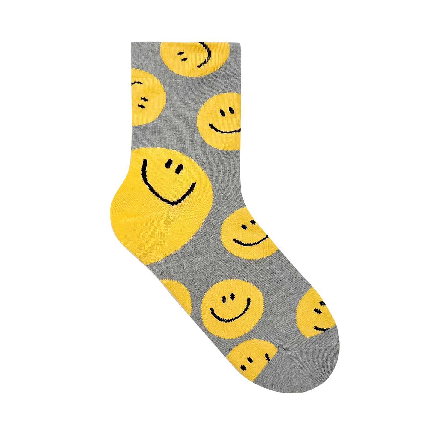 Women's Crew Smile Stamp Socks