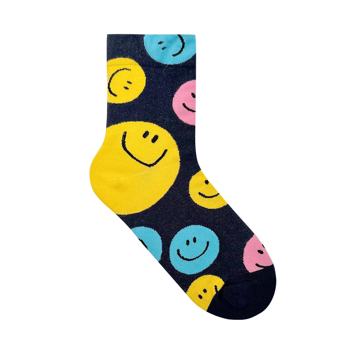 Women's Crew Smile Stamp Socks