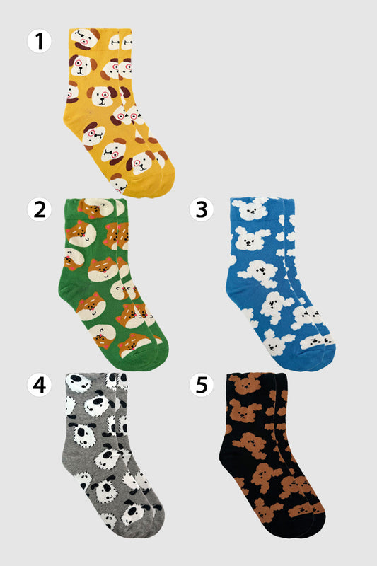 Women's Crew Stupid Puppy Socks