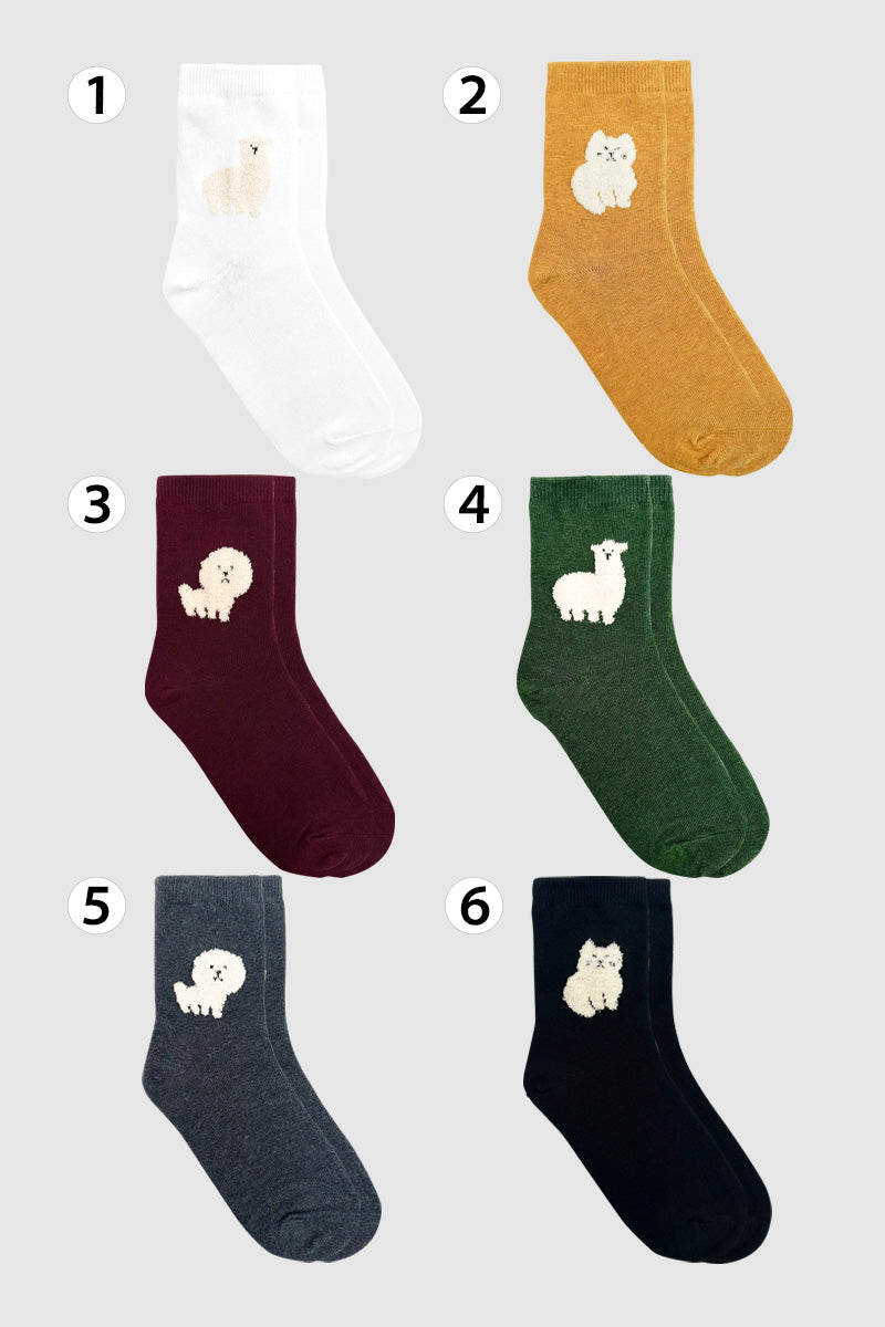 Women's Crew Tactel Animal Socks