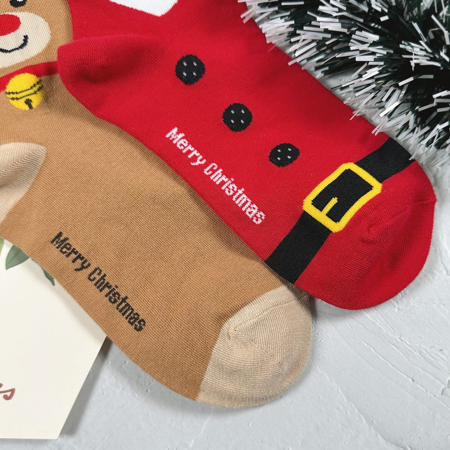 Women's Crew Santa Friends Socks