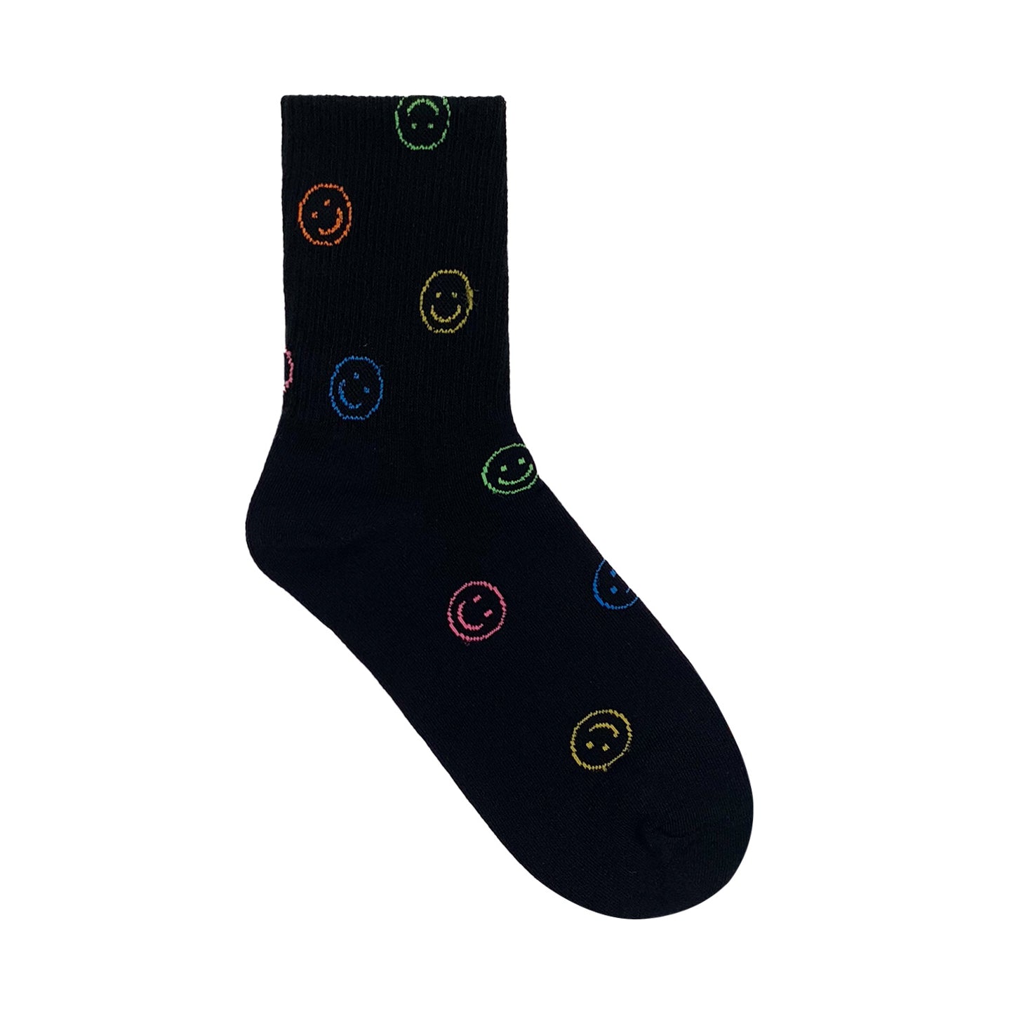 Women's Crew Popping Smile Socks