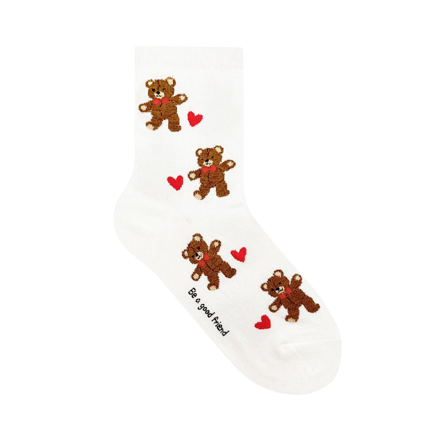 Women's Crew Tactel Teddy Bear Socks