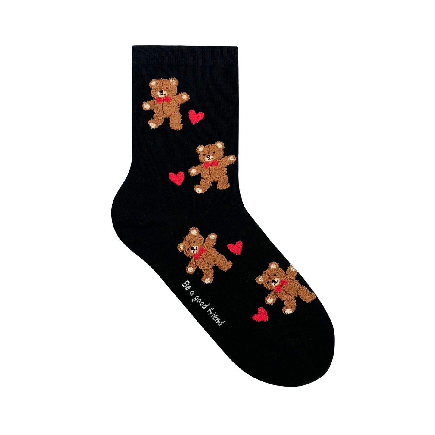 Women's Crew Tactel Teddy Bear Socks