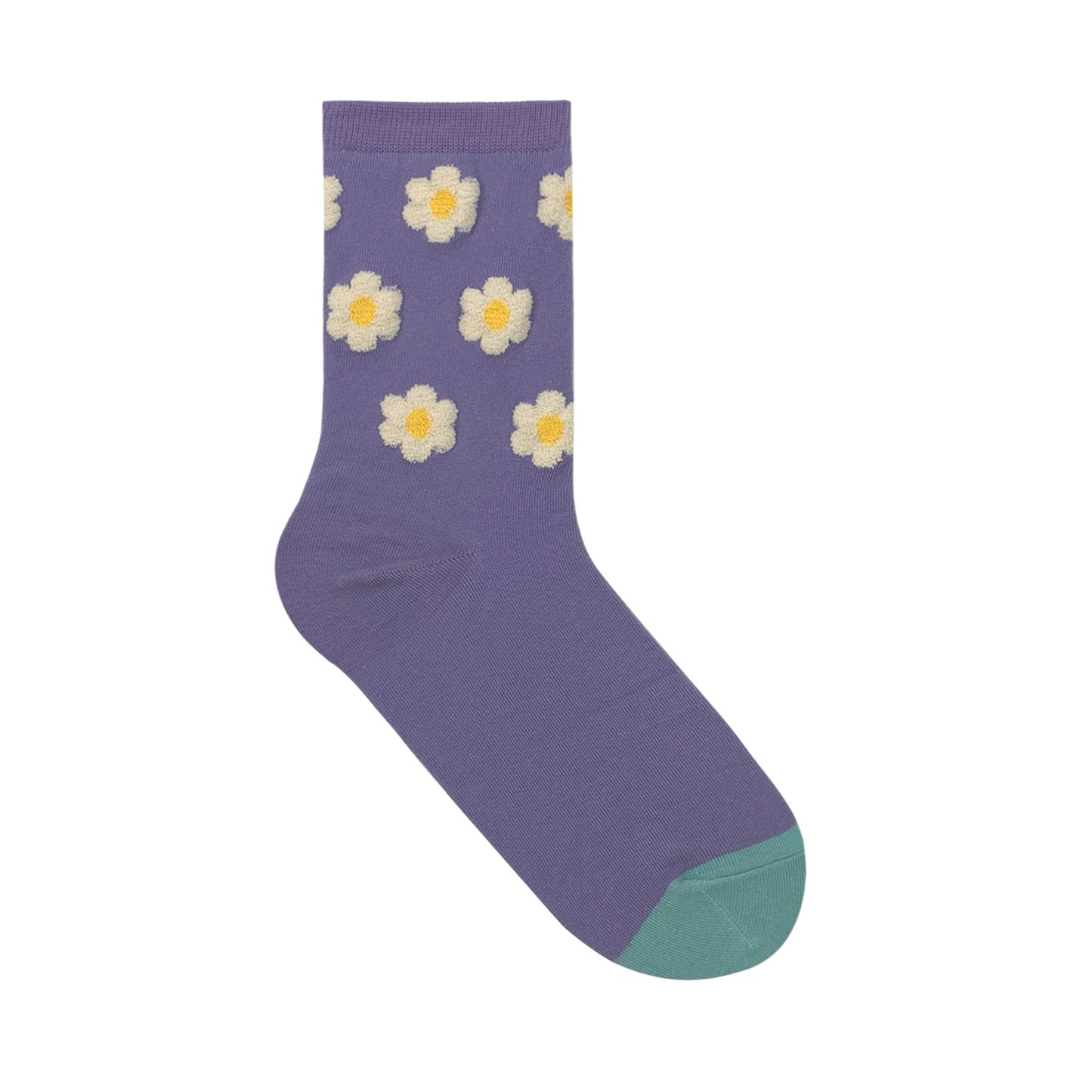 Women's Crew Tactel Flower Socks