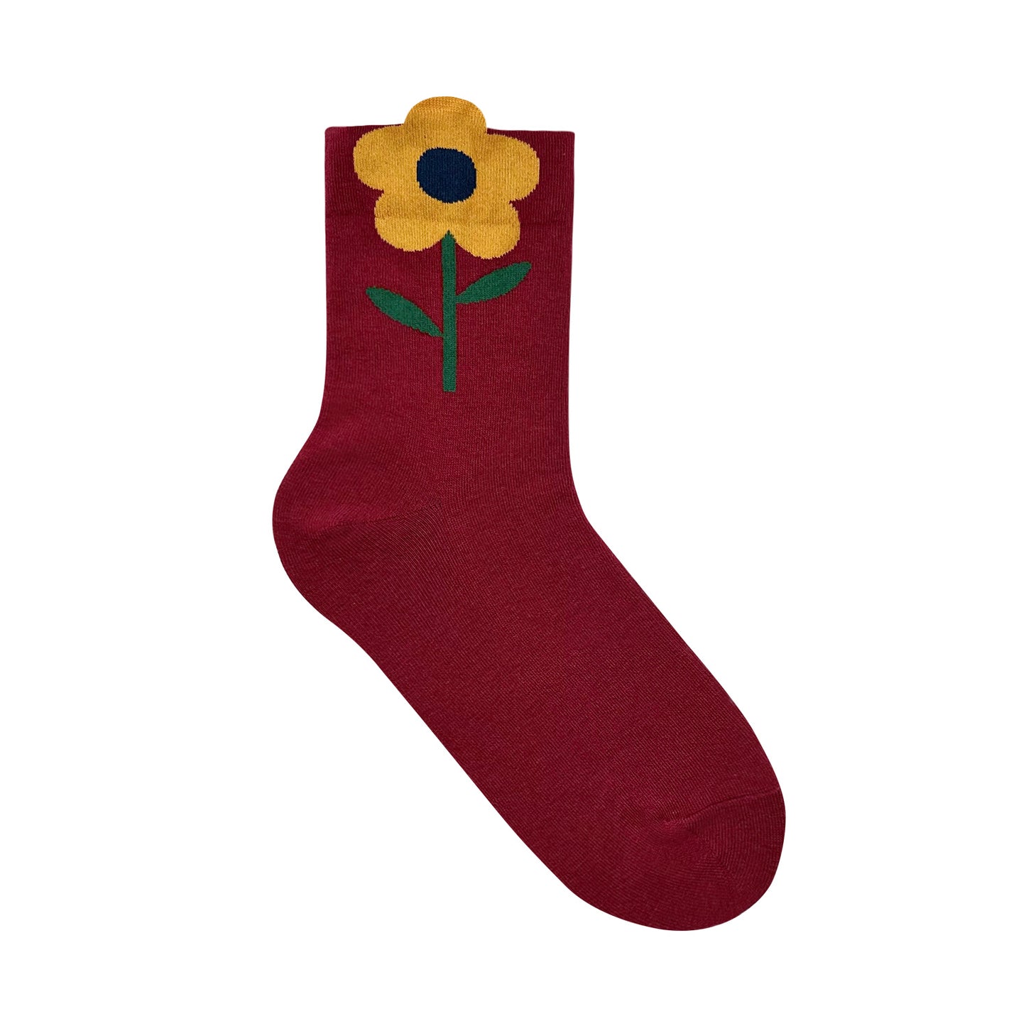 Women's Crew New Big Flower Socks