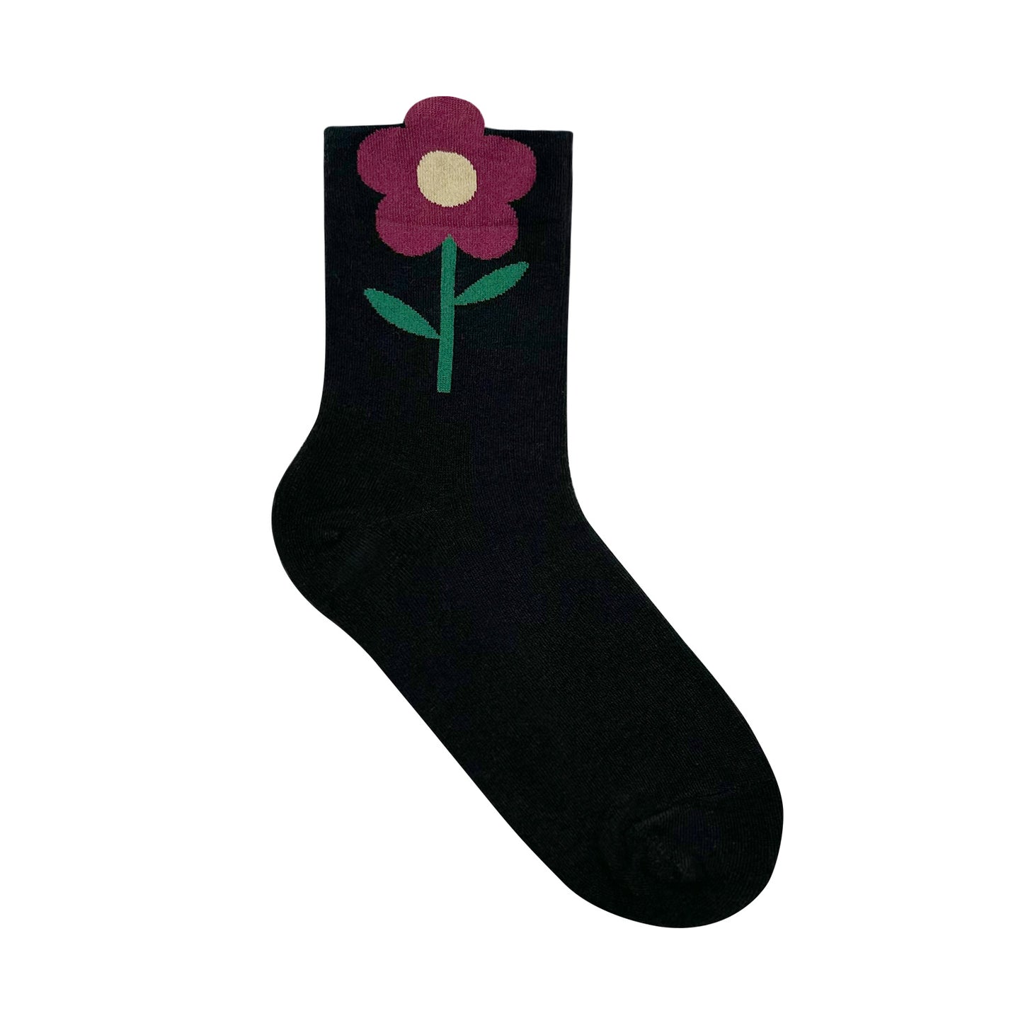 Women's Crew New Big Flower Socks