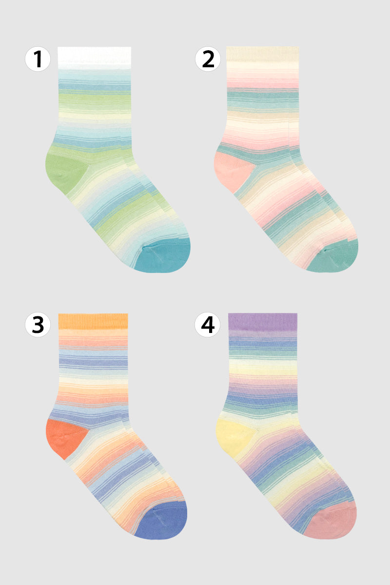 Women's Crew Sherbert Pattern Socks – 7DAYSSOCKS Wholesale
