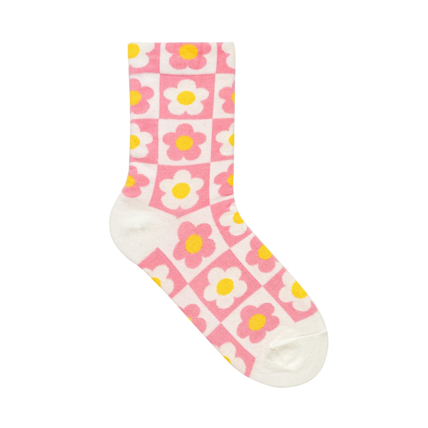 Women's Crew Flower Board Socks