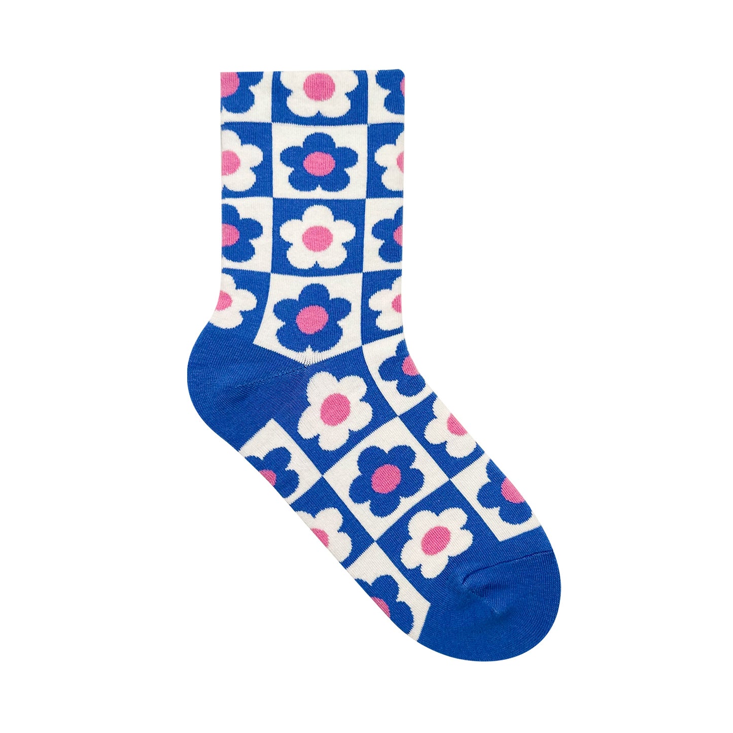 Women's Crew Flower Board Socks