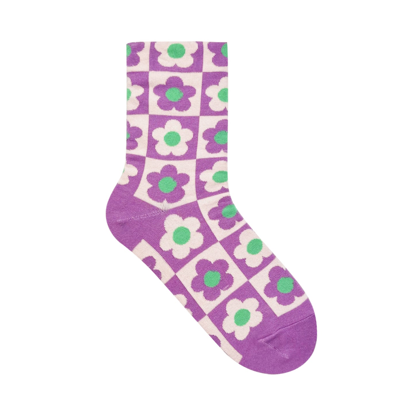 Women's Crew Flower Board Socks