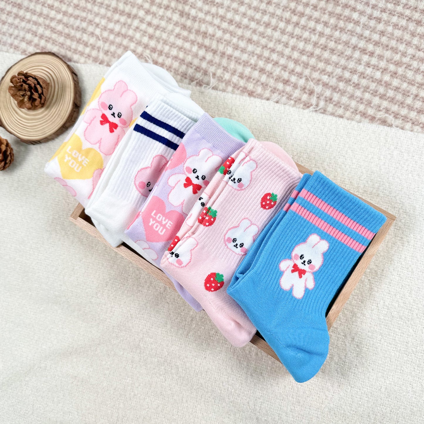 Women's Crew Bunny Set Socks