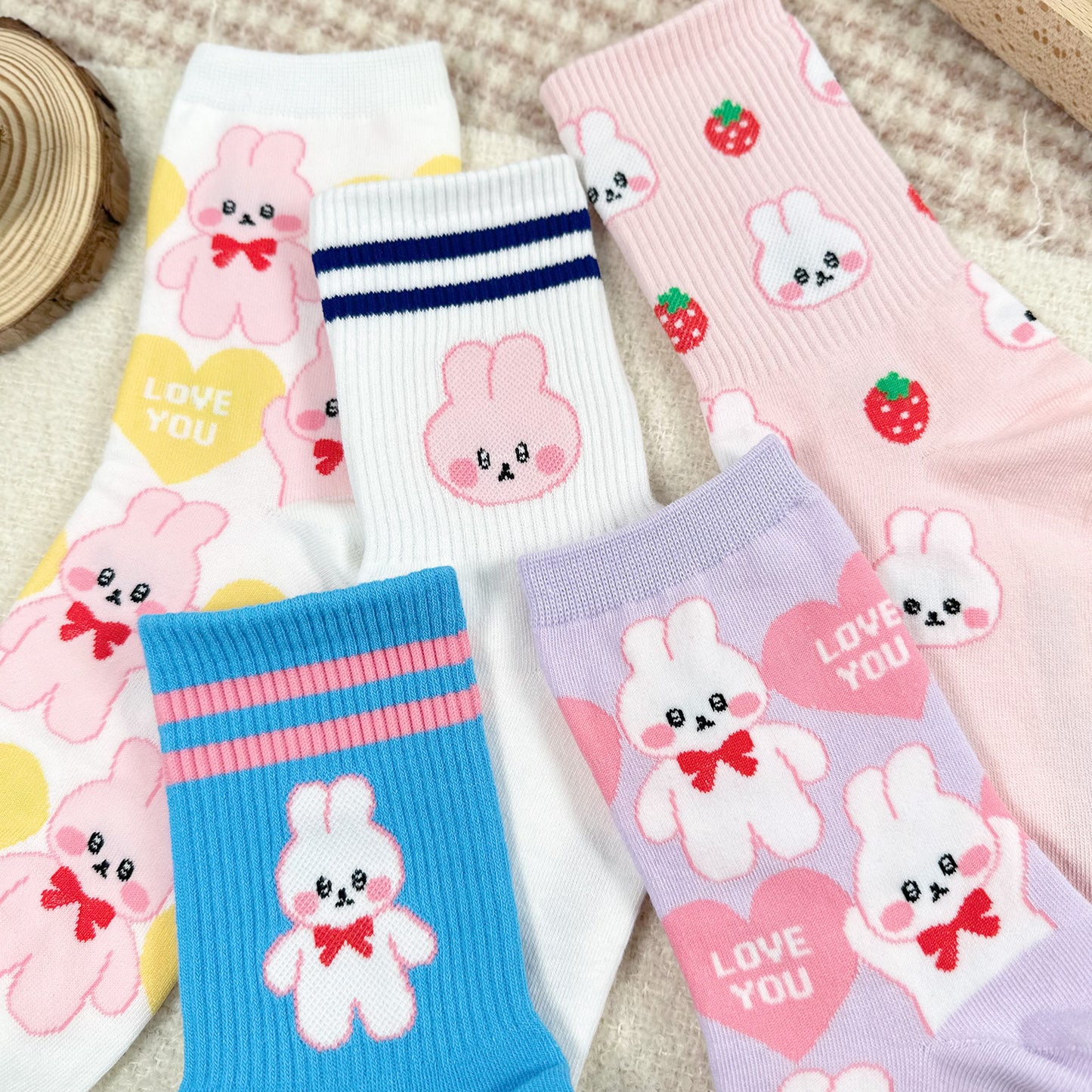 Women's Crew Bunny Set Socks