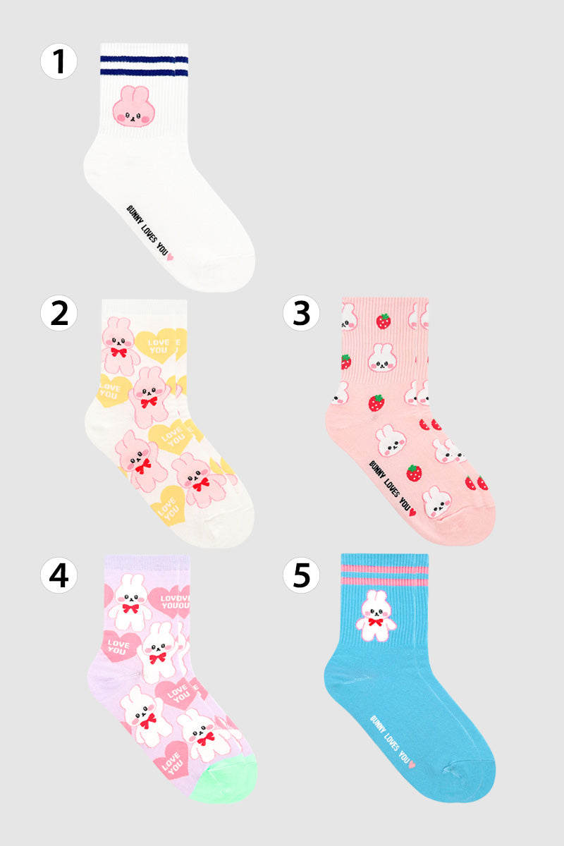 Women's Crew Bunny Set Socks