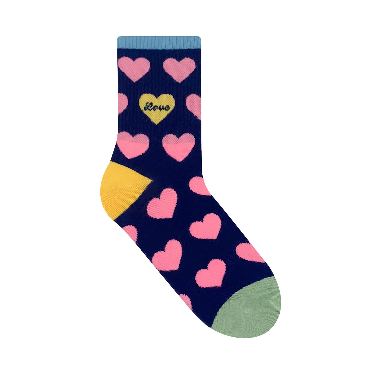 Women's Crew Heart Combo Socks