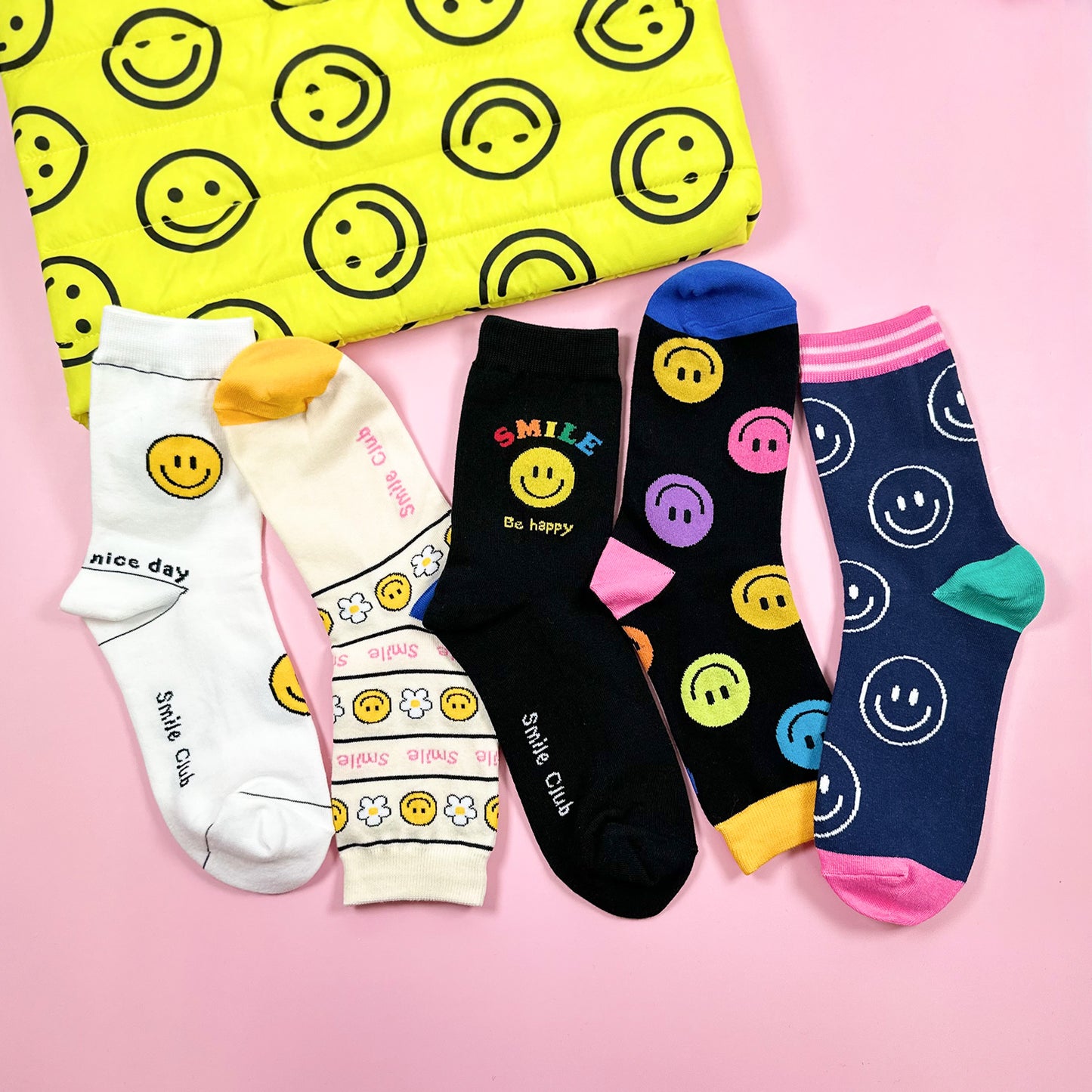 Women's Crew Smile Club Socks