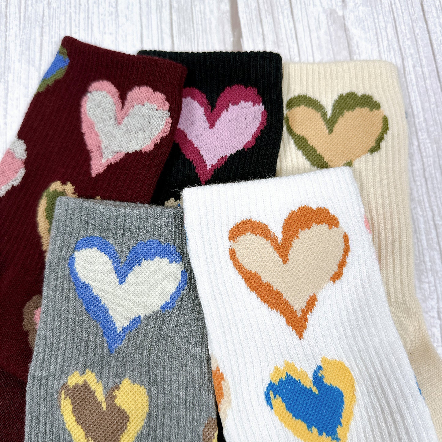 Women's Crew Vintage Heart Crew Socks