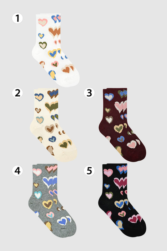 Women's Crew Vintage Heart Crew Socks