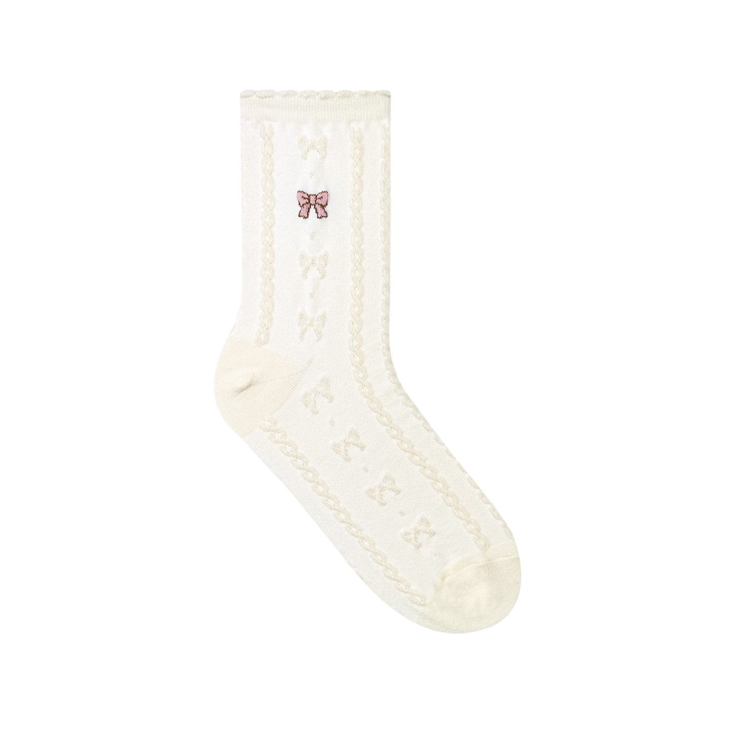 Women's  Lovely Girl Pattern Crew Socks