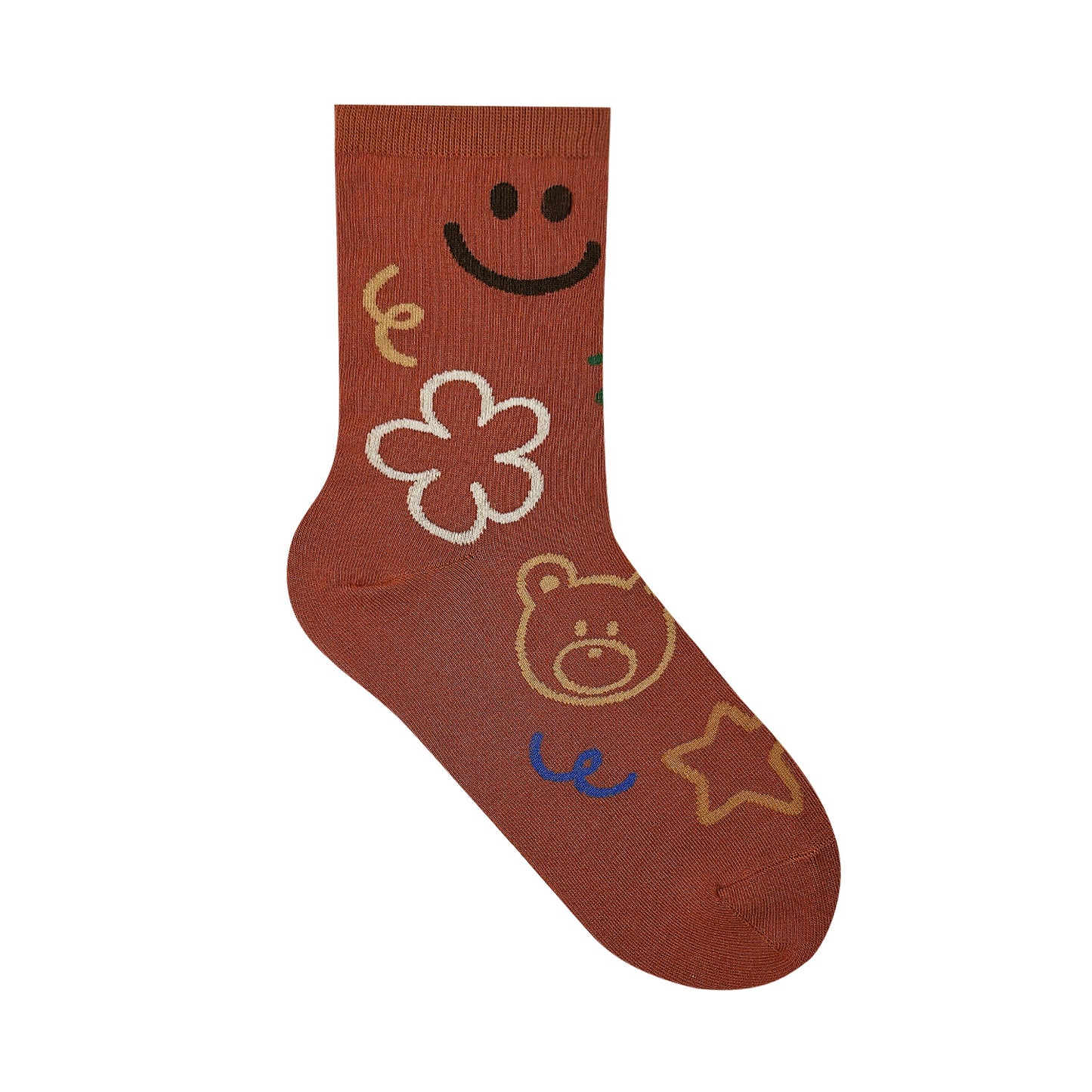 Women's Smile & bear Crew Socks