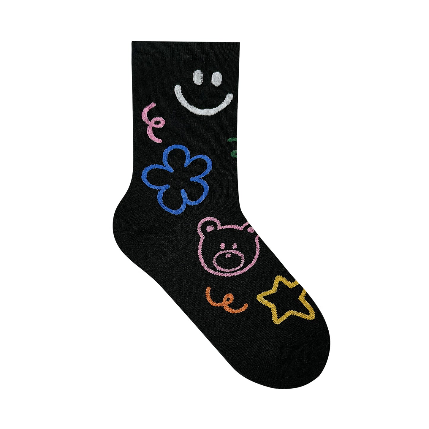 Women's Smile & bear Crew Socks