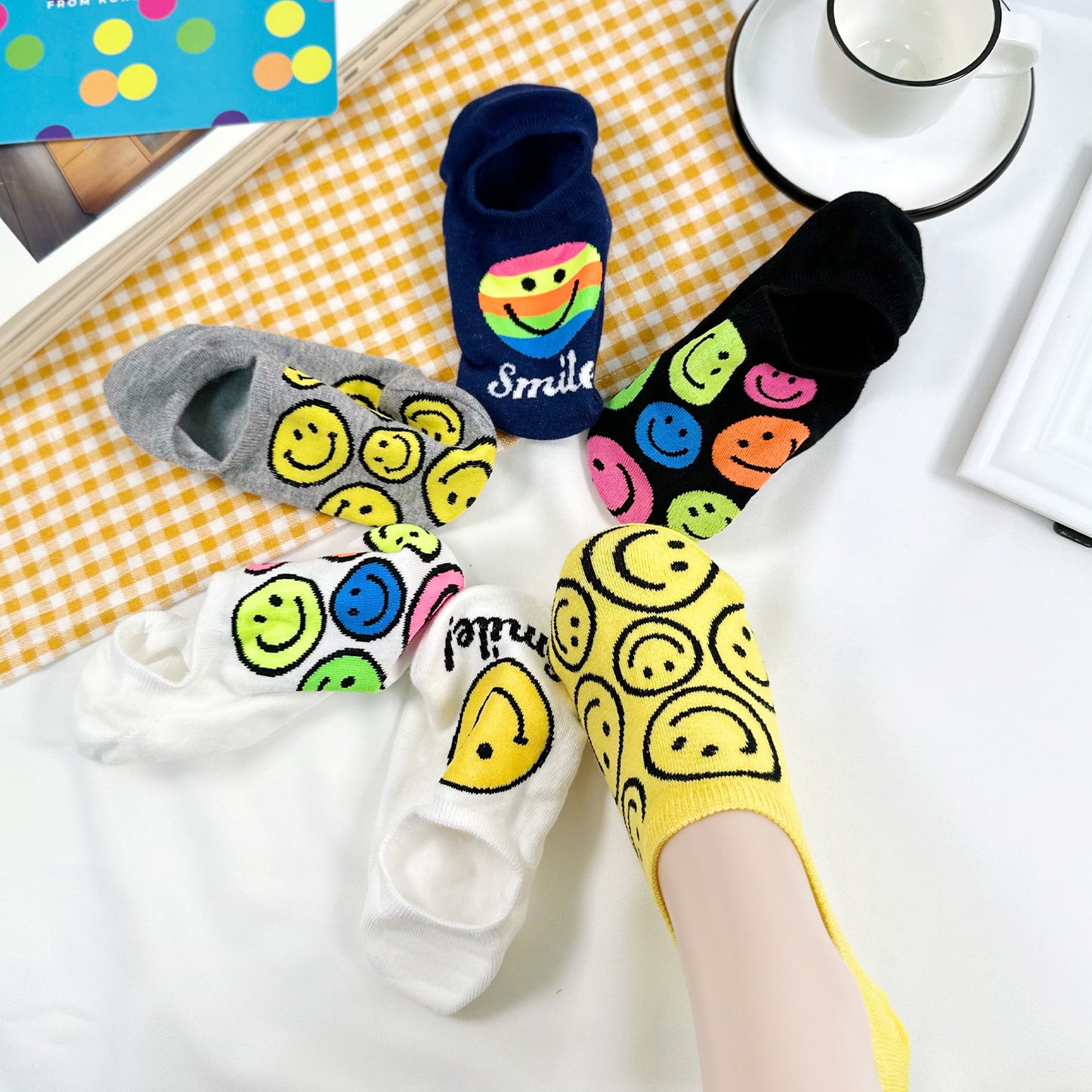 Women's Ankle Smile Party 2 Socks